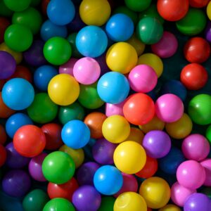 Coloured balls